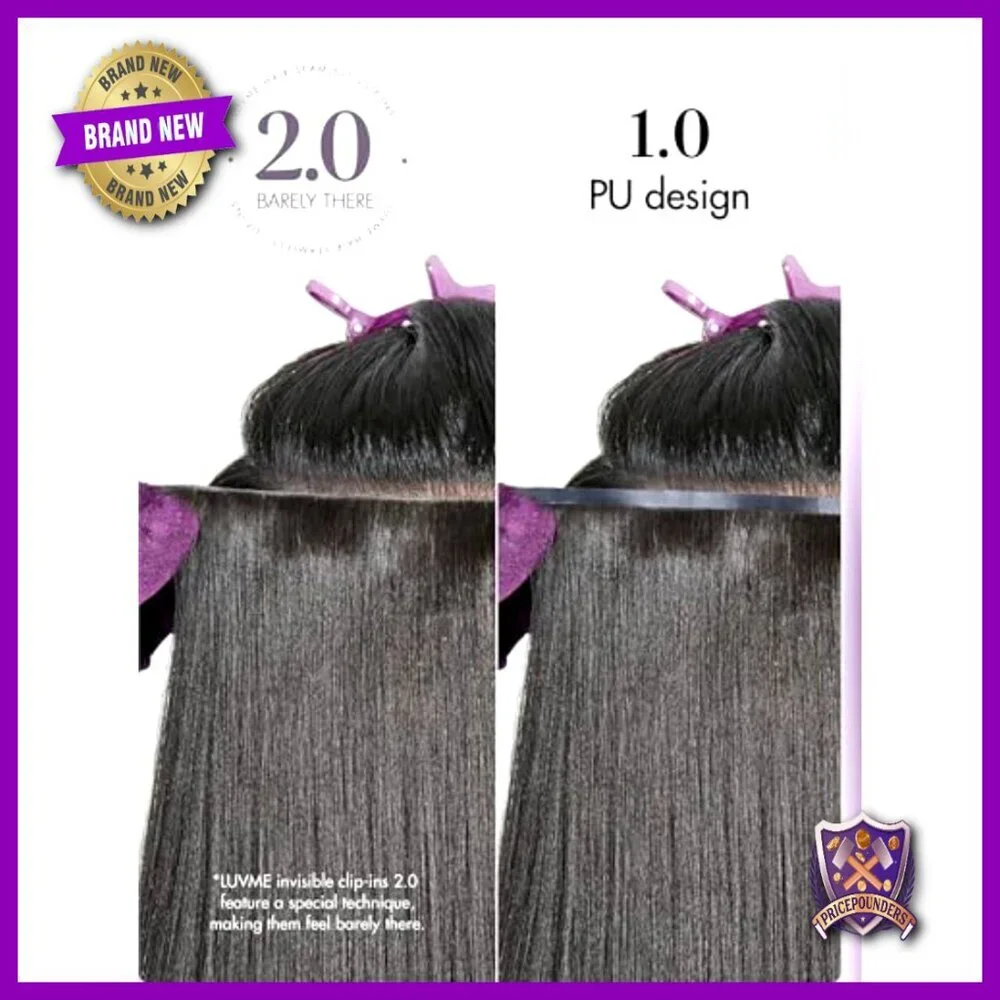 18 Inch Human Hair Clip In Extensions, 110g 6Pcs, Yaki Straight, Remy